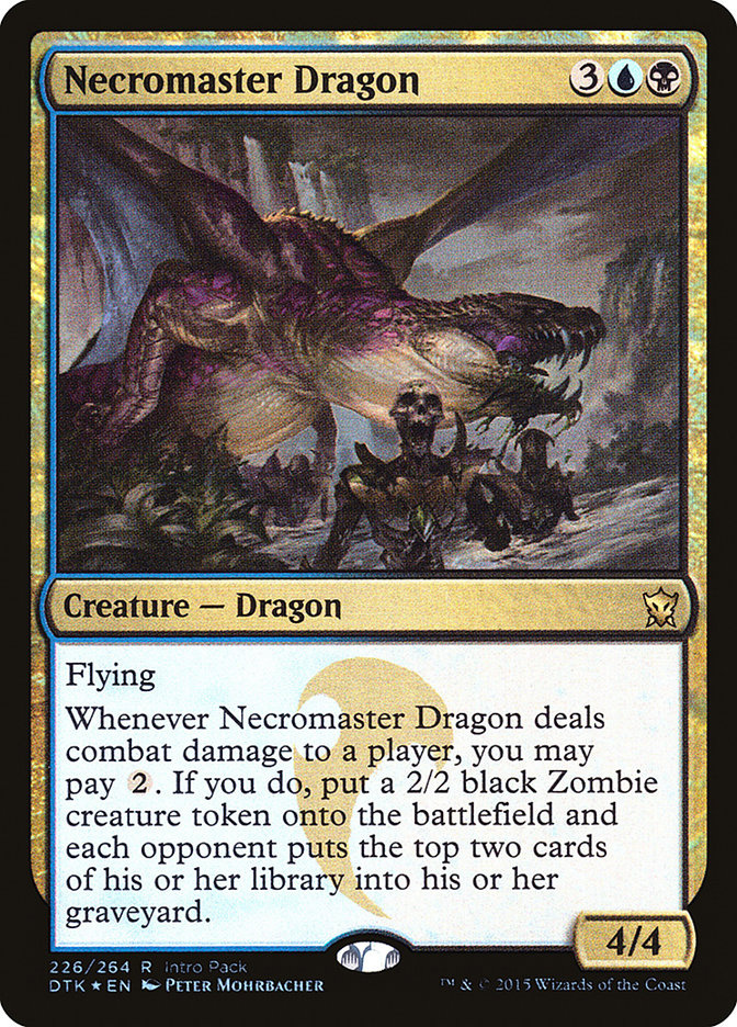 {R} Necromaster Dragon (Intro Pack) [Dragons of Tarkir Promos][PA DTK 226]