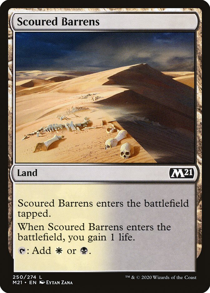 {C} Scoured Barrens [Core Set 2021][M21 250]