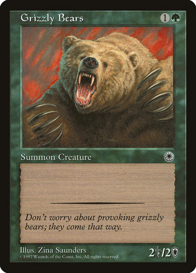 {C} Grizzly Bears [Portal][POR 169]