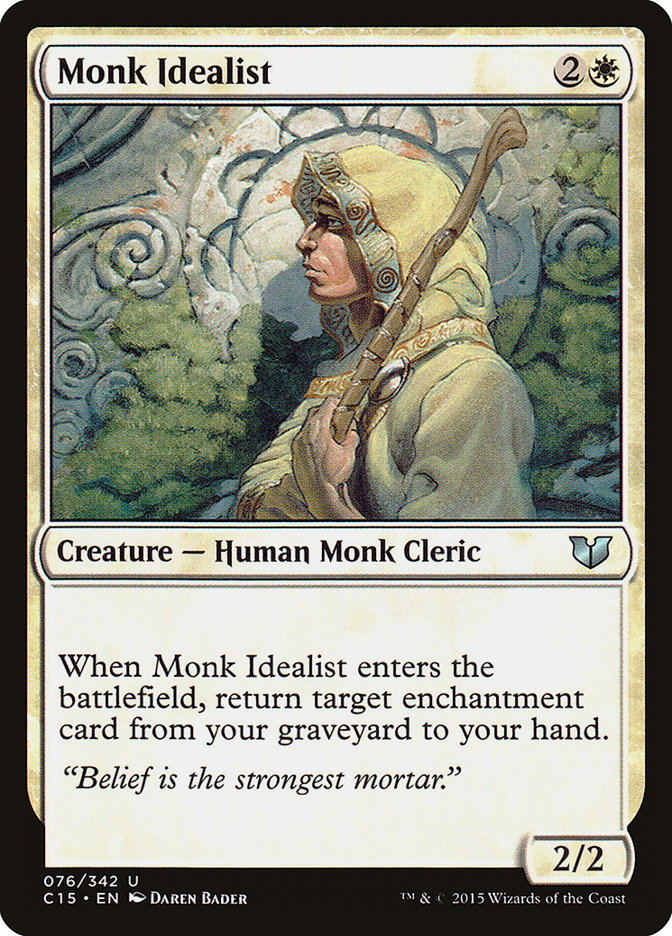 {C} Monk Idealist [Commander 2015][C15 076]