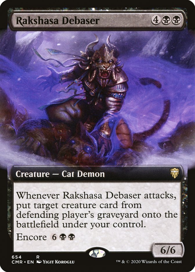 {R} Rakshasa Debaser (Extended Art) [Commander Legends][CMR 654]