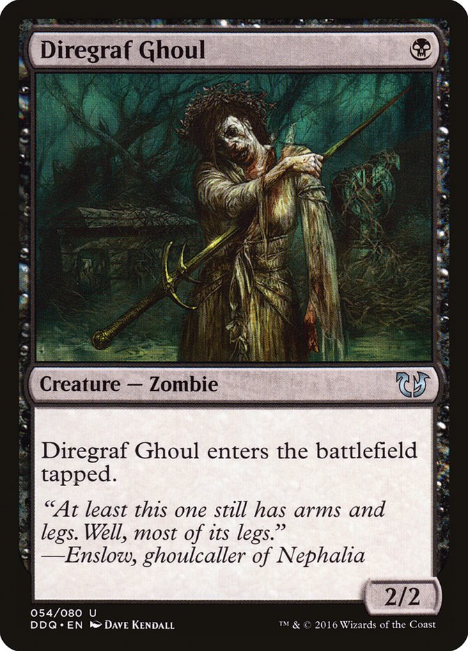 {C} Diregraf Ghoul [Duel Decks: Blessed vs. Cursed][DDQ 054]