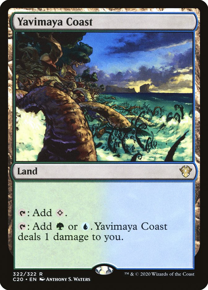 {R} Yavimaya Coast [Commander 2020][C20 322]