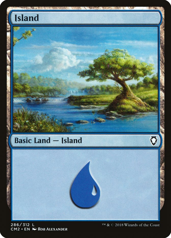 {B}[CM2 286] Island (286) [Commander Anthology Volume II]