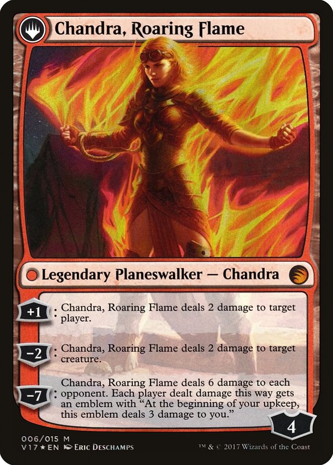 {R} Chandra, Fire of Kaladesh // Chandra, Roaring Flame [From the Vault: Transform][V17 006]