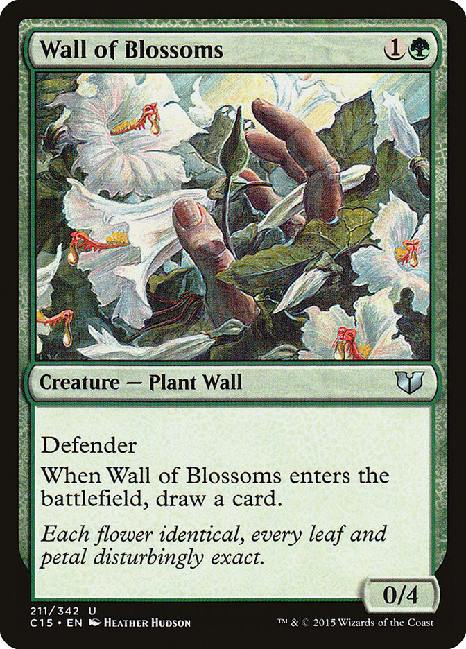{C} Wall of Blossoms [Commander 2015][C15 211]