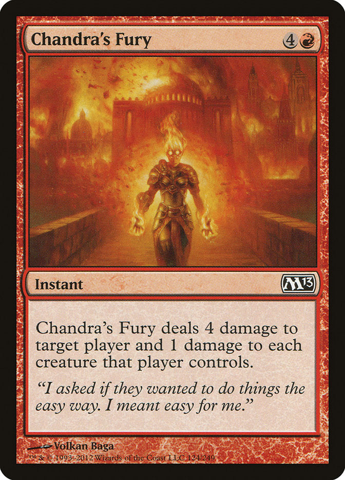 {C} Chandra's Fury [Magic 2013][M13 124]