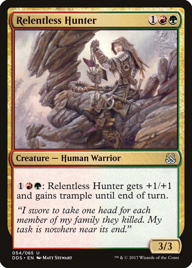 {C} Relentless Hunter [Duel Decks: Mind vs. Might][DDS 054]