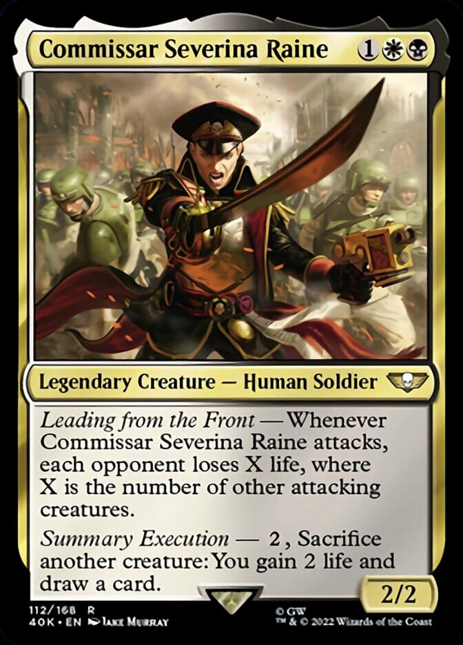 {R} Commissar Severina Raine [Universes Beyond: Warhammer 40,000][40K 112]