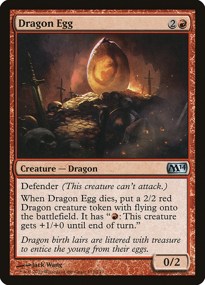 {C} Dragon Egg [Magic 2014][M14 137]