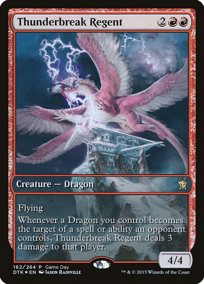 {R} Thunderbreak Regent (Game Day) [Dragons of Tarkir Promos][PA DTK 162]