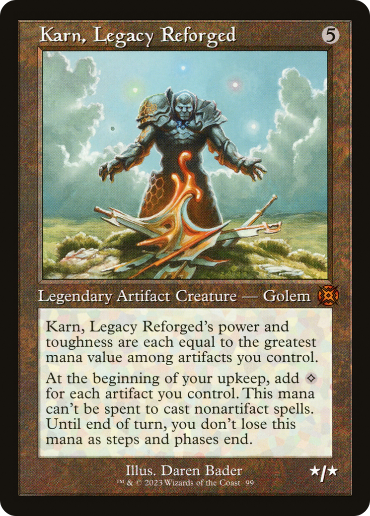 {@R} Karn, Legacy Reforged (Retro) [March of the Machine: The Aftermath][MAT 099]