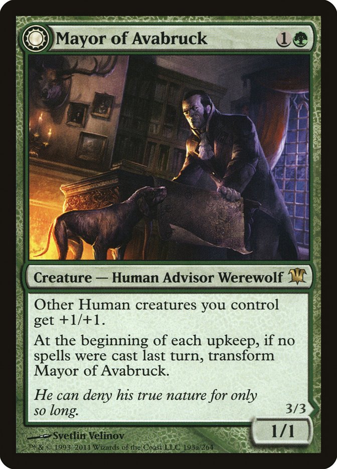 {R} Mayor of Avabruck // Howlpack Alpha [Innistrad][ISD 193]