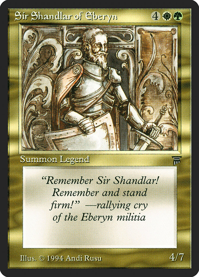 {C} Sir Shandlar of Eberyn [Legends][LEG 257]