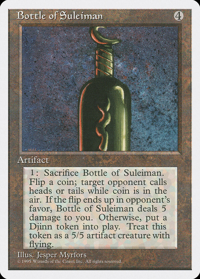 {R} Bottle of Suleiman [Fourth Edition][4ED 301]