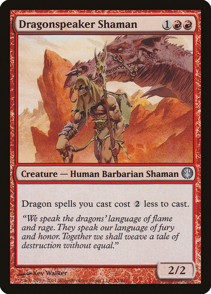 {C} Dragonspeaker Shaman [Duel Decks: Knights vs. Dragons][DDG 053]