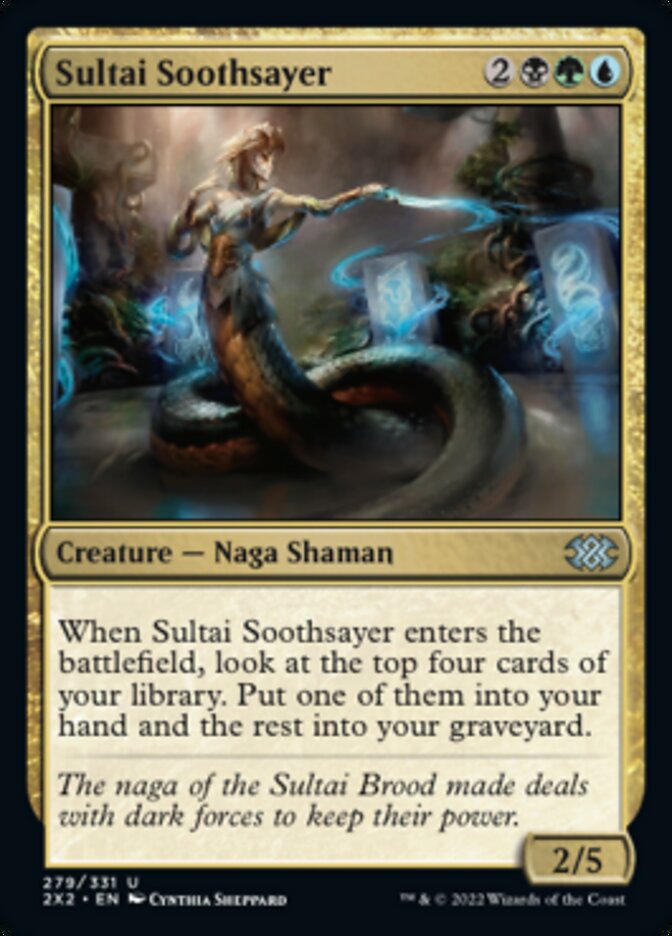 {C} Sultai Soothsayer [Double Masters 2022][2X2 279]