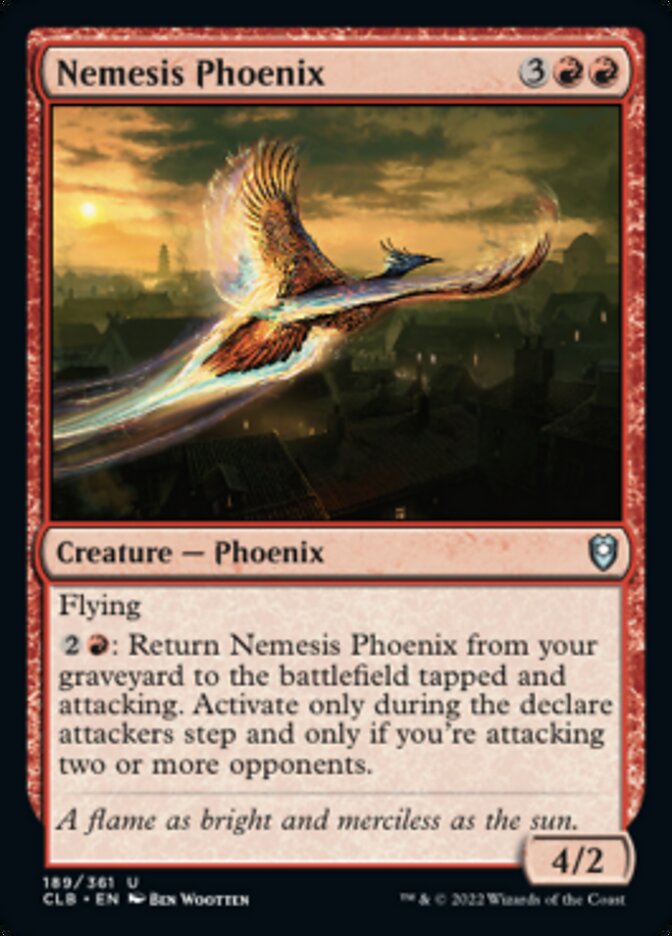 {C} Nemesis Phoenix [Commander Legends: Battle for Baldur's Gate][CLB 189]