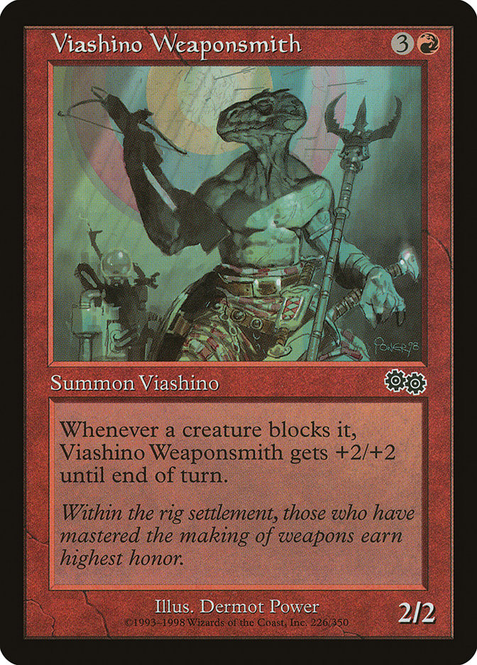 {C} Viashino Weaponsmith [Urza's Saga][USG 226]