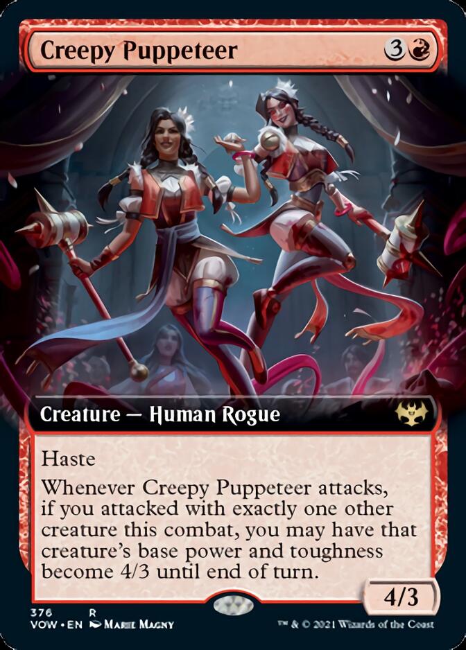 {@R} Creepy Puppeteer (Extended Art) [Innistrad: Crimson Vow][VOW 376]