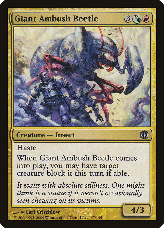 {C} Giant Ambush Beetle [Alara Reborn][ARB 137]