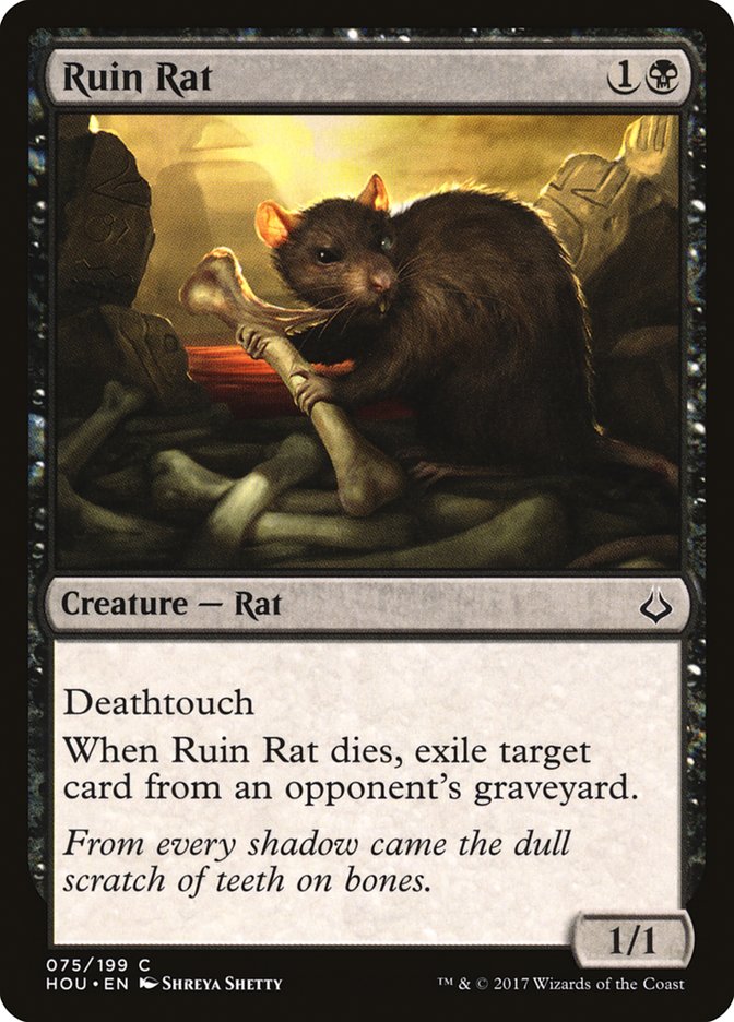 {C} Ruin Rat [Hour of Devastation][HOU 075]
