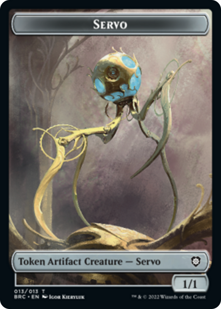 {T} Servo // Construct (005) Double-Sided Token [The Brothers' War Commander Tokens][TBRC 000]