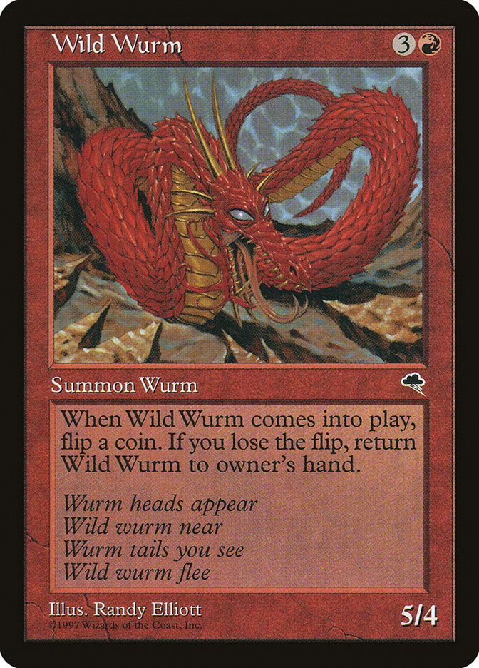 {C} Wild Wurm [Tempest][TMP 212]