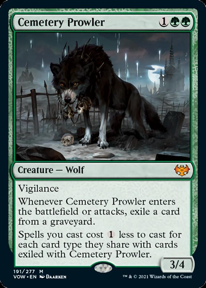 {@R} Cemetery Prowler [Innistrad: Crimson Vow][VOW 191]