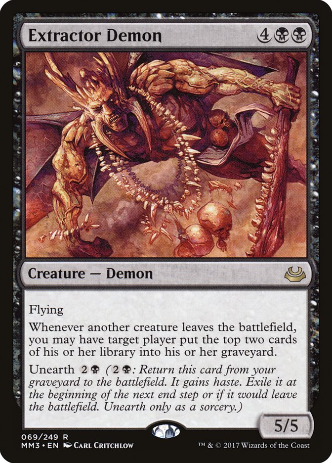 {R} Extractor Demon [Modern Masters 2017][MM3 069]