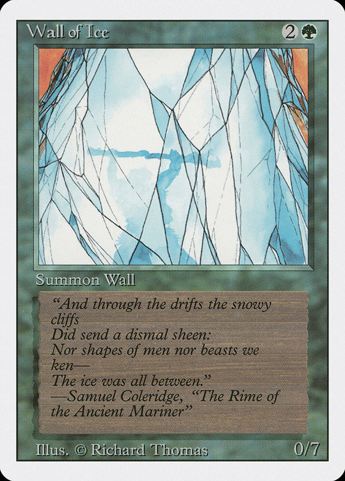 {C} Wall of Ice [Revised Edition][3ED 225]