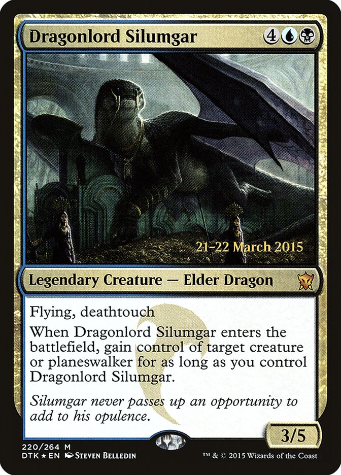 {R} Dragonlord Silumgar [Dragons of Tarkir Prerelease Promos][PR DTK 220]
