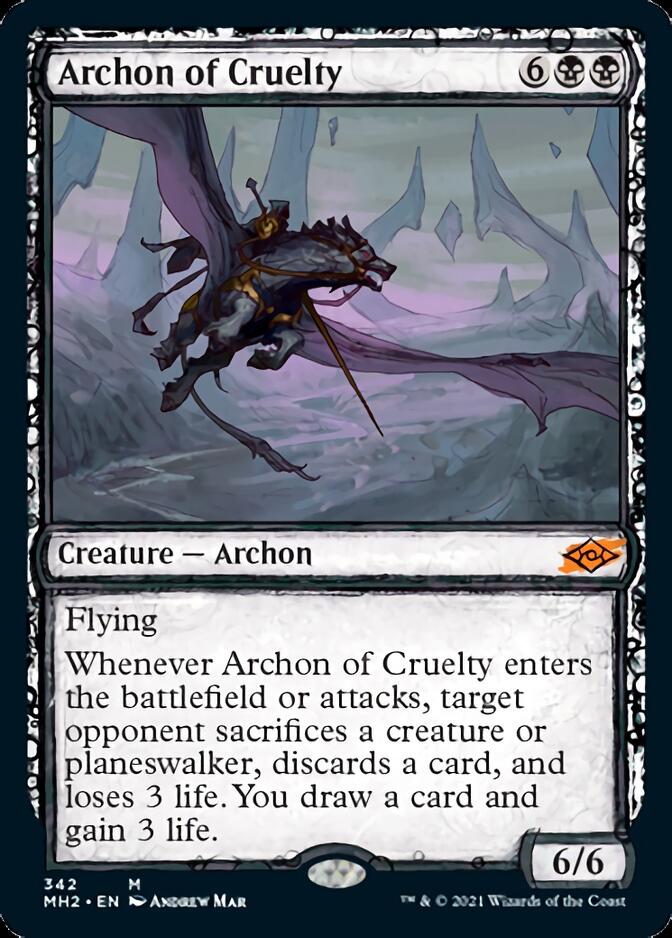 {R} Archon of Cruelty (Sketch) [Modern Horizons 2][MH2 342]