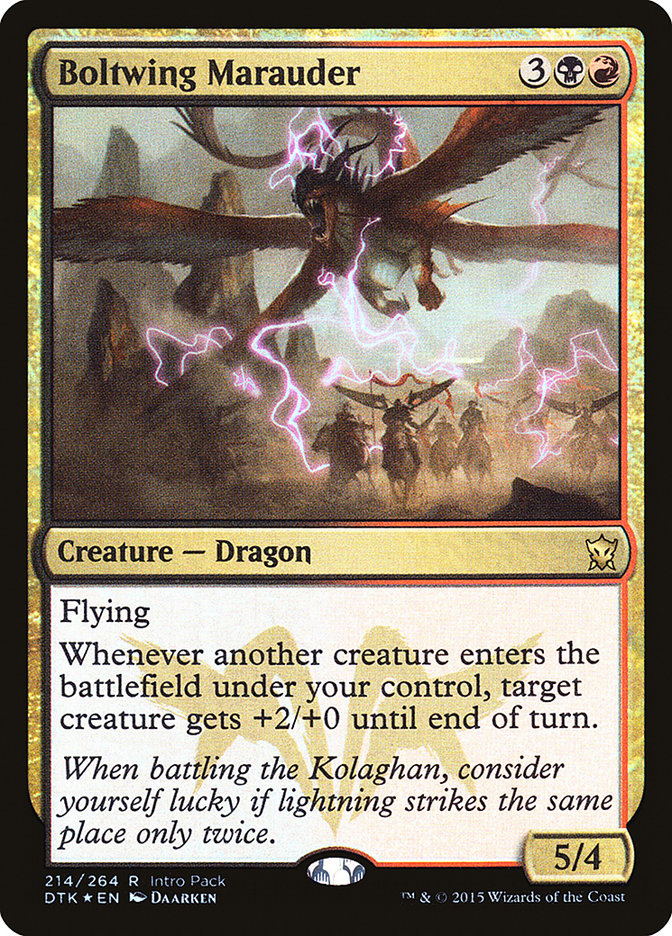 {R} Boltwing Marauder (Intro Pack) [Dragons of Tarkir Promos][PA DTK 214]
