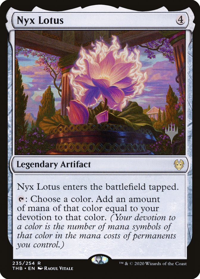 {R} Nyx Lotus (Promo Pack) [Theros Beyond Death Promos][PP THB 235]