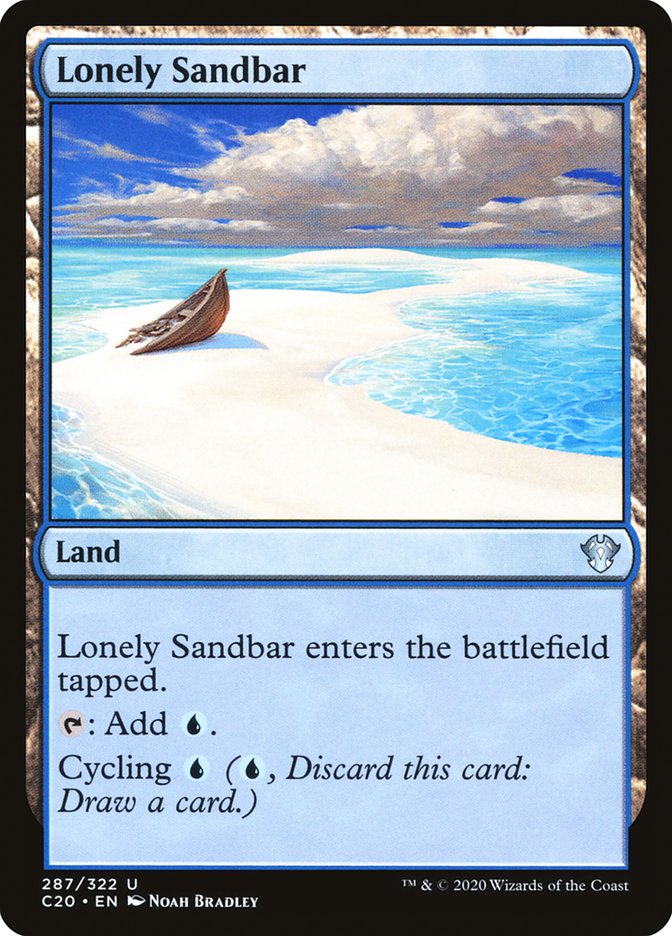{C} Lonely Sandbar [Commander 2020][C20 287]