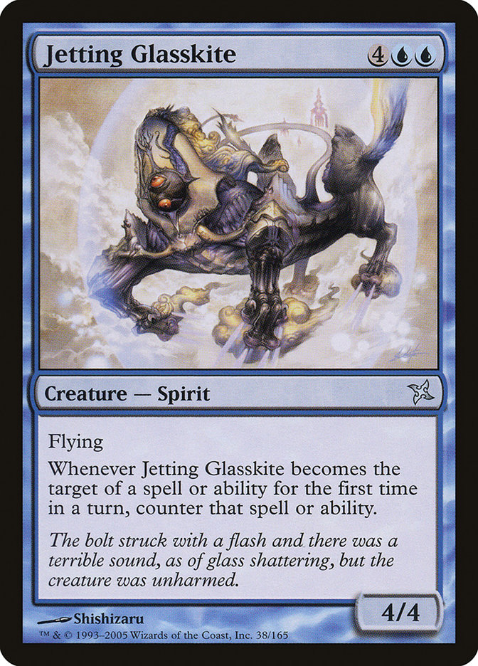 {C} Jetting Glasskite [Betrayers of Kamigawa][BOK 038]