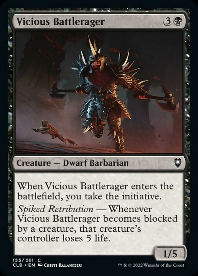 {C} Vicious Battlerager [Commander Legends: Battle for Baldur's Gate][CLB 155]
