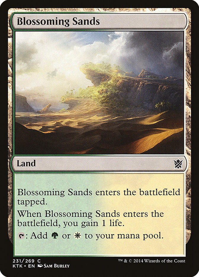 {C} Blossoming Sands [Khans of Tarkir][KTK 231]