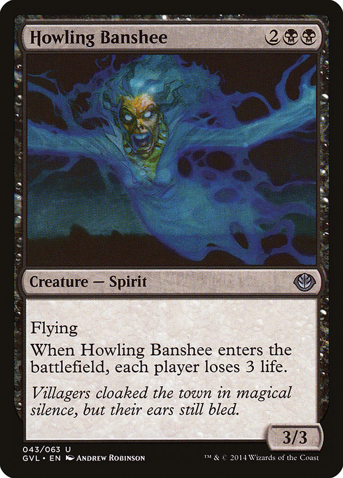 {C} Howling Banshee (Garruk vs. Liliana) [Duel Decks Anthology][GVL 043]
