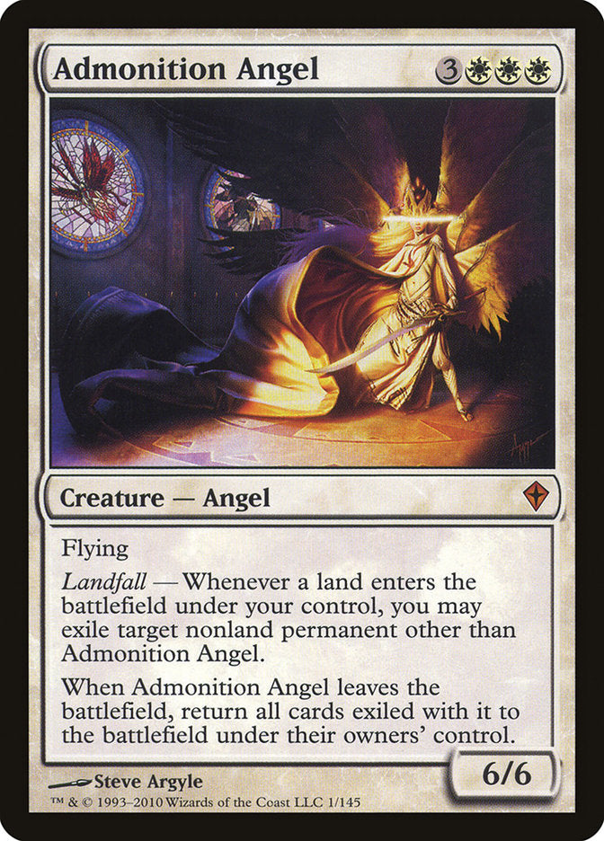 {R} Admonition Angel [Worldwake][WWK 001]