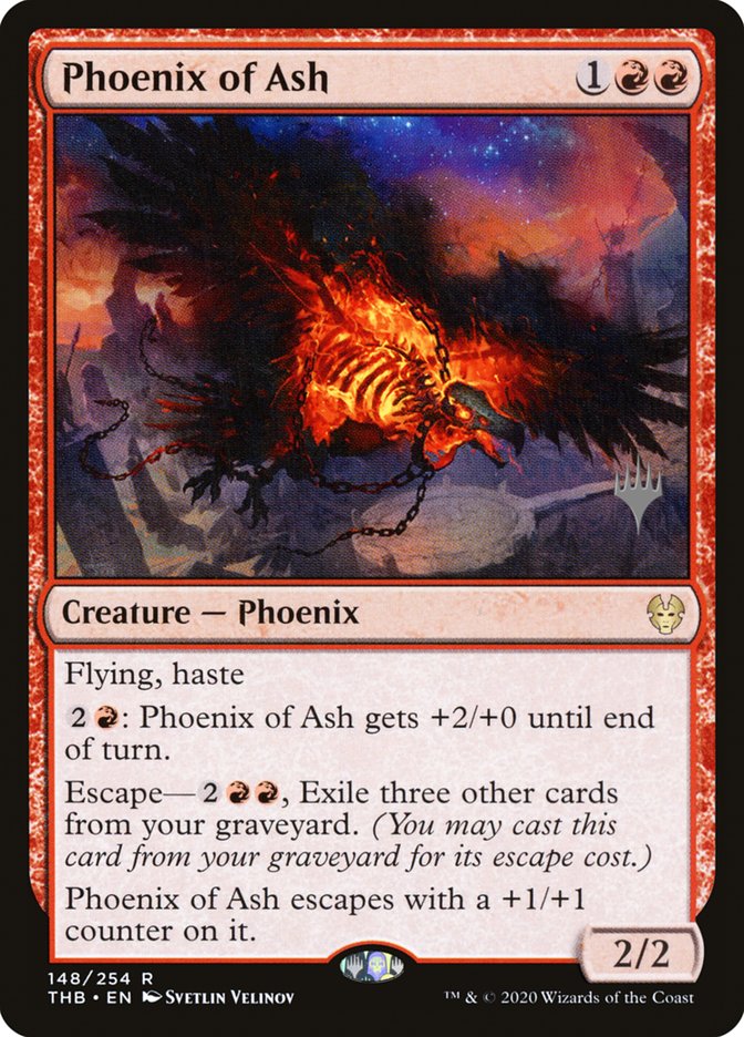 {R} Phoenix of Ash (Promo Pack) [Theros Beyond Death Promos][PP THB 148]