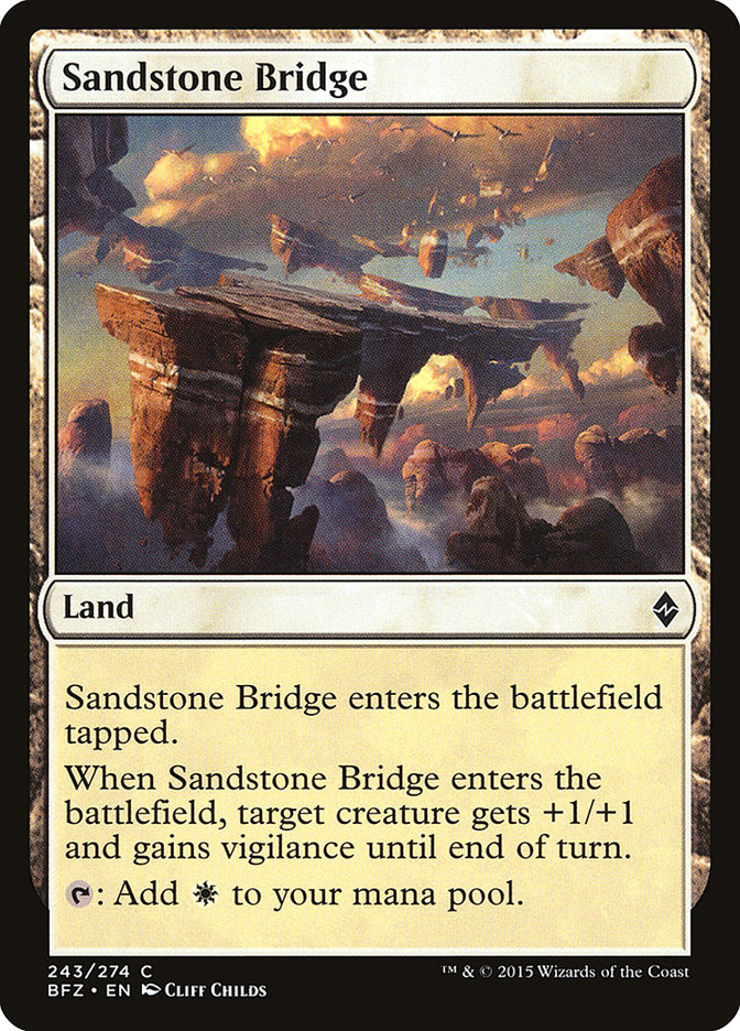 {C} Sandstone Bridge [Battle for Zendikar][BFZ 243]