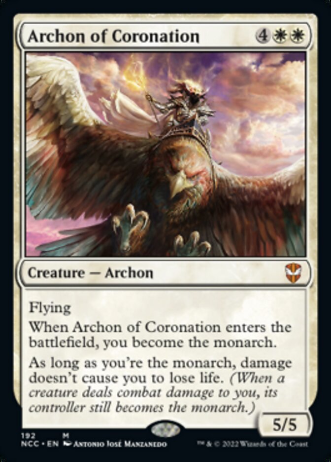{R} Archon of Coronation [Streets of New Capenna Commander][NCC 192]