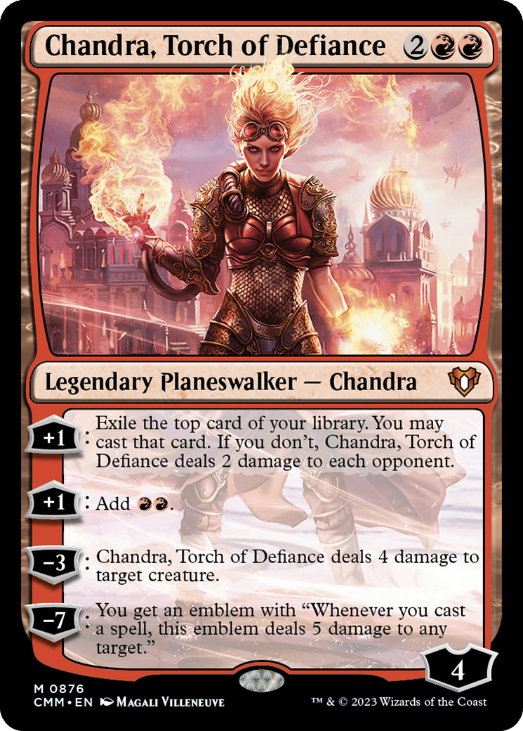 {R} Chandra, Torch of Defiance [Commander Masters][CMM 876]
