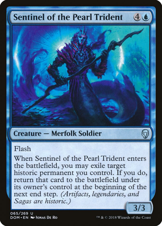 {C} Sentinel of the Pearl Trident [Dominaria][DOM 065]