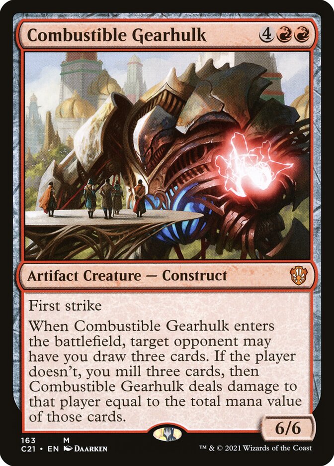 {R} Combustible Gearhulk [Commander 2021][C21 163]