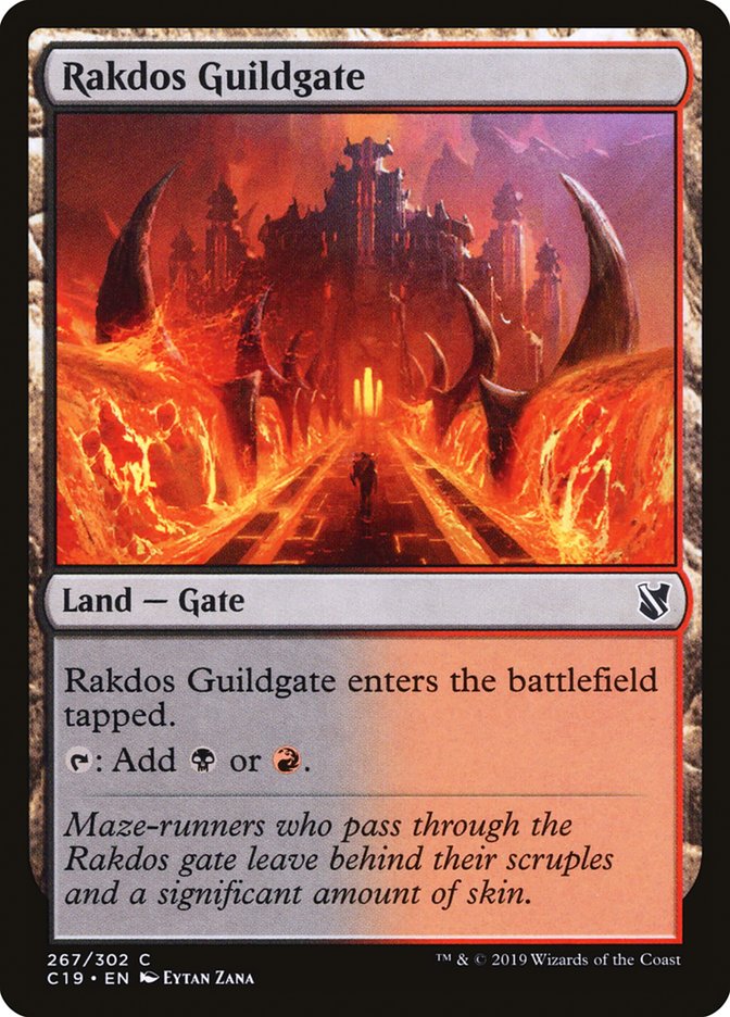 {C} Rakdos Guildgate [Commander 2019][C19 267]