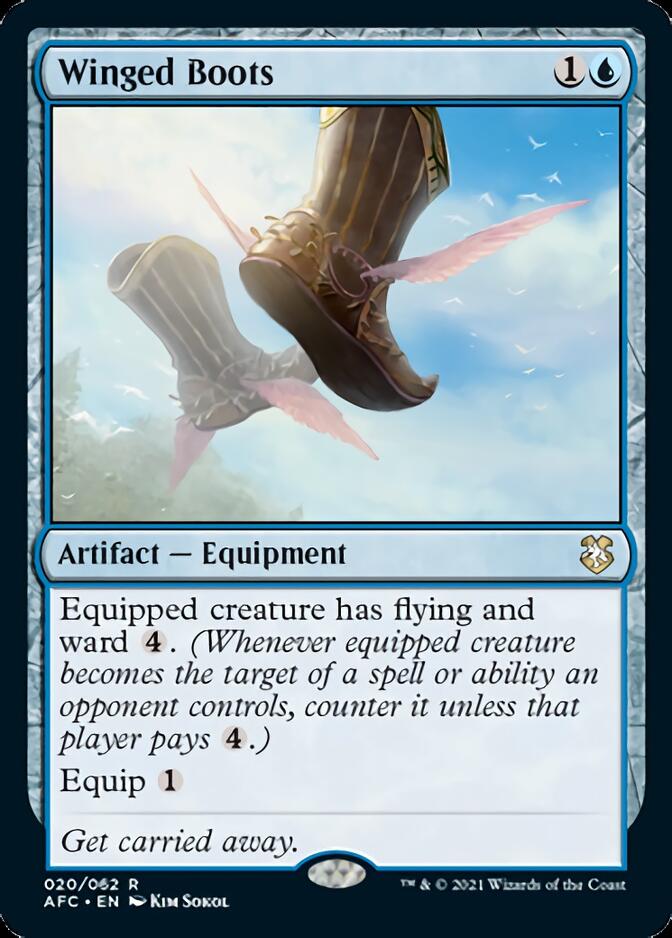 {R} Winged Boots [Dungeons & Dragons: Adventures in the Forgotten Realms Commander][AFC 020]