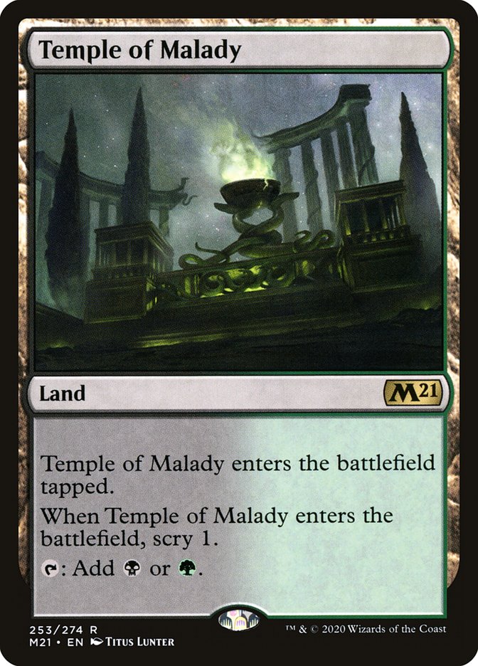 {R} Temple of Malady [Core Set 2021][M21 253]